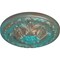 Ekena Millwork Acanthus Ceiling Medallion, Hand-Painted Copper Green Patina, 11 3/8"OD x 2"P CM11ACCGS - alternate 3